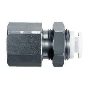 SMC Sus Bulkhead Union Fitting. KGE06-02 - FluidAirFittings