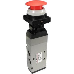 SMC 5 Port Mechanical Valve. EVFM250-F02-08 - FluidAirFittings