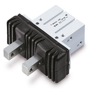 SMC Air Gripper Bore 32, 2 Fingers, Parallel Style, Single Acting MHZJ2-32DS-X6100 - FluidAirFittings