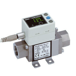 SMC Digital Flow Switch For Water PF3W721-F12-ETNM - FluidAirFittings