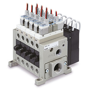SMC Four Station Ejector Manifold ZZM04-04B - FluidAirFittings
