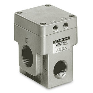SMC 3 Position Valve, VEX3900-20F - FluidAirFittings