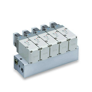 SMC Manifold Base VV3P3-41-021-02F - FluidAirFittings