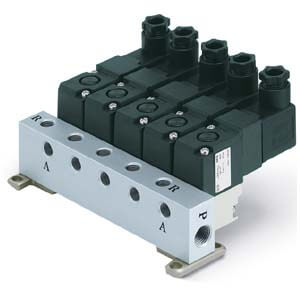 SMC Manifold Base VV307-01-062-01F - FluidAirFittings