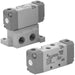 SMC 3 Port Air Operated Valve, SYJA312-M3 - FluidAirFittings