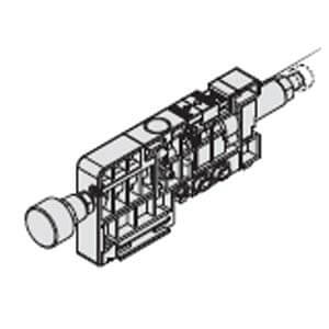 SMC Regulator Block, Pressure Gauge, Top Mounting SJ3000-00-P - FluidAirFittings