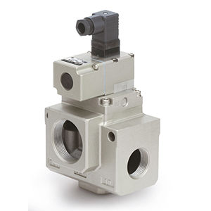 SMC 3 Port Solenoid Valve, VP3165-105DZA1FQ - FluidAirFittings