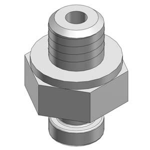 SMC Adapter ZP2A-M01P - FluidAirFittings