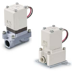 SMC Zero Pressure Differential 2 Port Valve VXZ230CA - FluidAirFittings