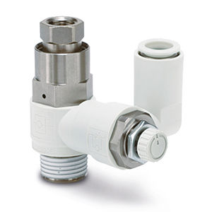 SPEED CONTROLLER WITH PILOT CHECK VALVE ASP330F-01-06S - FluidAirFittings