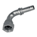 Polyhose 1/8" BSP Female Swept Elbow X 3/16" Hose Tail BSP/02/03/90S - FluidAirFittings