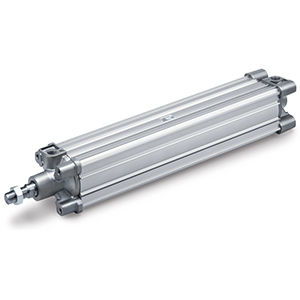 SMC ISO 15552 Cylinder 50 Str=600, Double Rod CP96SDB50-600CW - FluidAirFittings