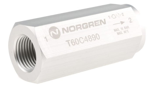Norgren T60C4890 - 1/2" BSP Fem Shut Off Valve Flow 32.2 - FluidAirFittings