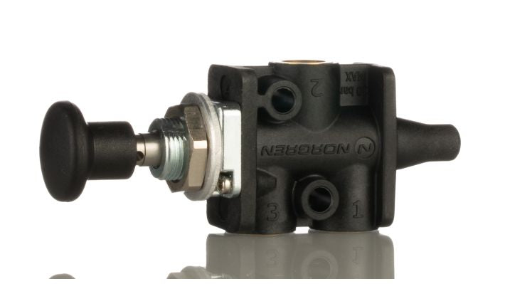 Norgren 342502 - Manual Knob/Knob Black - FluidAirFittings