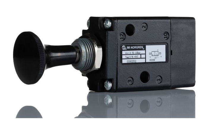 Norgren 362502 - Manual Knob/Knob Blk - FluidAirFittings