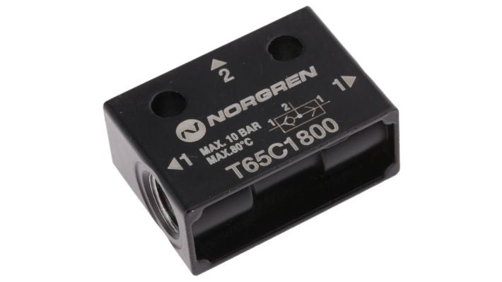 Norgren T65C1800 - 1/8" Shuttle Valve - FluidAirFittings