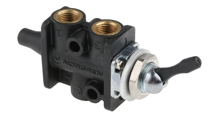 Norgren 340302 - Manual Toggle/Toggle Blk - FluidAirFittings