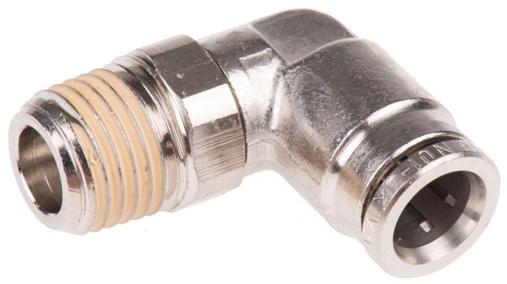 Norgren 10147828 - 8mm O/D x 1/4" BSPT 90 Swivel Elbow - FluidAirFittings