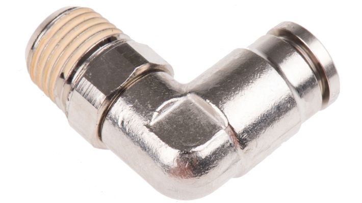 Norgren 10147828 - 8mm O/D x 1/4" BSPT 90 Swivel Elbow - FluidAirFittings