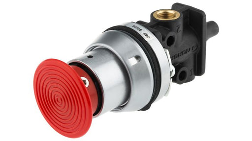 Norgren 3036602 - Manual Button Palm/Spring Red - FluidAirFittings