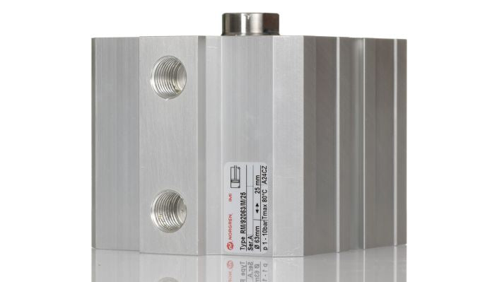 Norgren RM/9263/M/25 - 1/4" BSP Parallel Female Ports Double Acting Rm/92000/M Compact Cylinder - FluidAirFittings