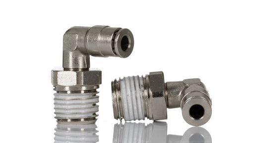 Norgren 10147428 - 4mm O/D x 1/4" BSPT 90 Swivel Elbow - FluidAirFittings