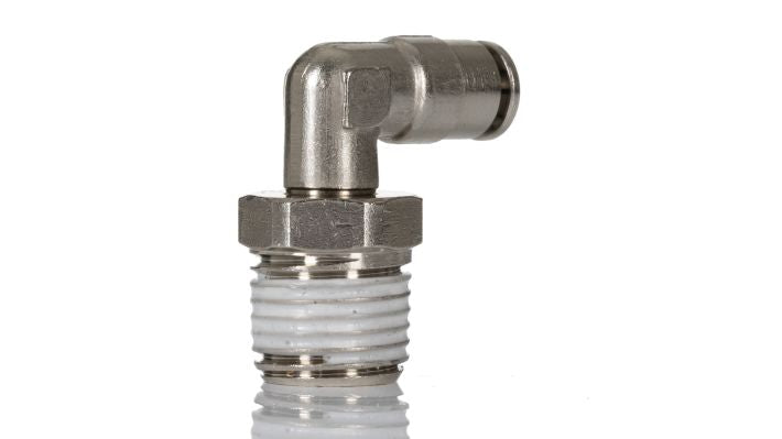 Norgren 10147428 - 4mm O/D x 1/4" BSPT 90 Swivel Elbow - FluidAirFittings