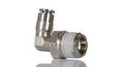 Norgren 10147428 - 4mm O/D x 1/4" BSPT 90 Swivel Elbow - FluidAirFittings