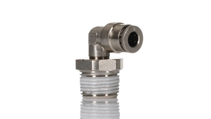 Norgren 10147638 - 6mm O/D x 3/8" BSPT 90 Swivel Elbow - FluidAirFittings