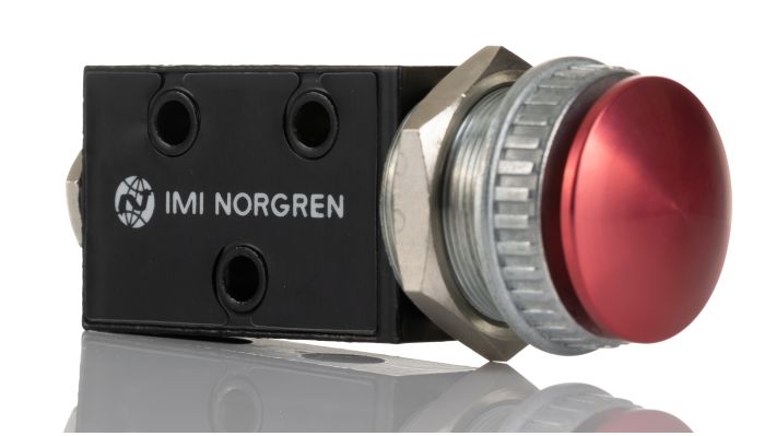 Norgren PS/666/1/R - Manually Actuated Button/Spring - FluidAirFittings