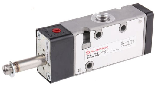 Norgren V61B413A-A2000 - 1/4 3/2 Nc Sol/Sp Basic - FluidAirFittings
