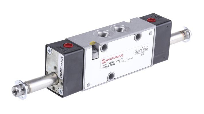 Norgren V60A511A-A3000 - 1/8 5/2 Double Solenold Basic - FluidAirFittings