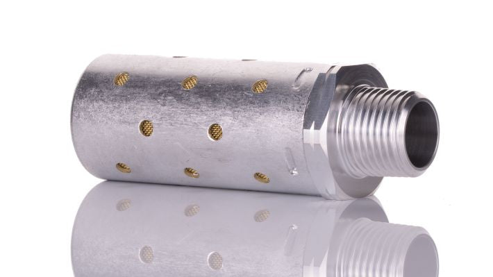 Norgren MB04B - 1/2" BSPT Male H/Duty Silencer - FluidAirFittings