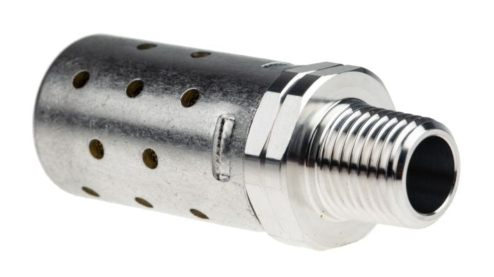 Norgren MB002B - 1/4" BSPT Male H/Duty Silencer - FluidAirFittings