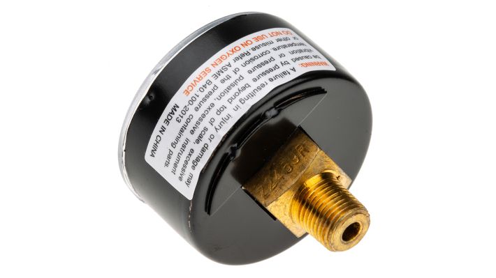 Norgren 18-013-989 - 0-10 Bar Pressure Gauge - FluidAirFittings