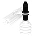 Piab Suc cup U50-2 Nitrile-PVC, G1/4" male 0200463 - FluidAirFittings
