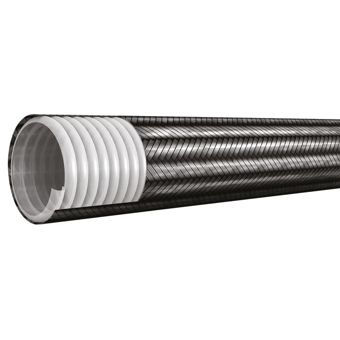 FT Pro - SSCPTFE-12 29.55MM OD X 3/4" ID Hydraulic Hose PTFE - FluidAirFittings