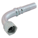 FT Pro - JMBSPF90-16-12CF 1" BSP Female Interlock 90° Swept Elbow 3/4" Hose ID - FluidAirFittings