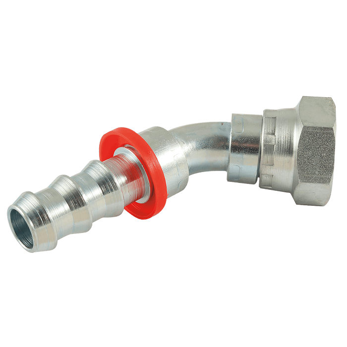 FT Pro - PSBF164516CF 1" BSP Female X Hose Tail 45° Elbow - FluidAirFittings