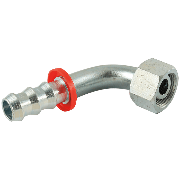FT Pro - PSMFL06-90-04CF M12 X 1.5 Metric Female Light Series X Hose Tail 90° Elbow - FluidAirFittings