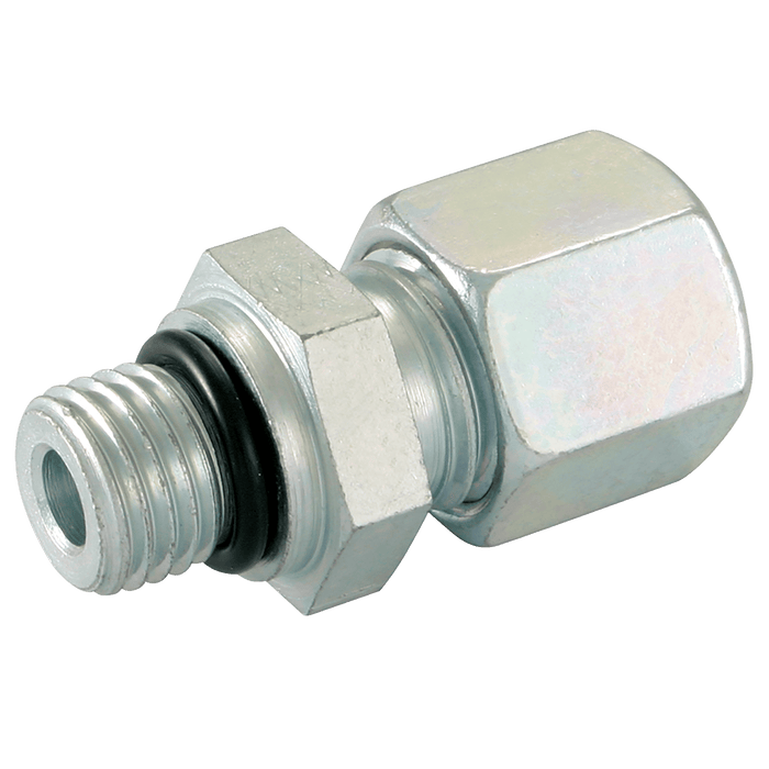 Danfoss Waltech 12MM OD X 3/4-16 UNF/M Stud Steel (S) GEV12S3/4-16UNF - FluidAirFittings