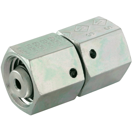 Danfoss Waltech 08/08MM OD Straight Swivel Coupler (L/S) SNV8L/8S - FluidAirFittings