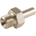 FT Pro - 2135-3214 L Series 18MM OD X 3/8" BSPP Standpipe Adapter - FluidAirFittings