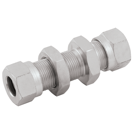 Betabite Hydraulics 1/2" OD Bulkhead Coupling 2018-8496 - FluidAirFittings