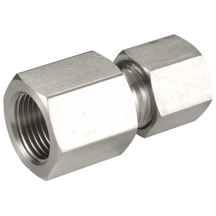 PH Industrie 06MM OD X 1/4" BSPP Female Stud (S) 316 GAI-6S-4RG - FluidAirFittings
