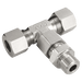 PH Industrie M22 X 1.5 Metric X 18MM OD Tee EVT-18L-22MPB - FluidAirFittings