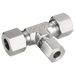 PH Industrie 10 X 08 X 10MM OD Tee Reducer SS (L) TR-10-8-10L - FluidAirFittings