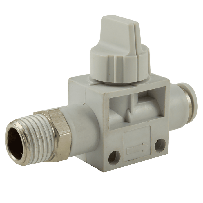 08MM X 1/4 BSPT X TUBE GREY B.VAL 10BAR 2499-5247 - FluidAirFittings