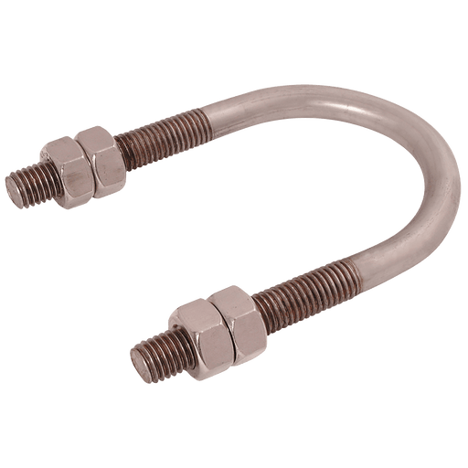 RSB Size 50 - 64MM U Bolt Clamp Zinc Plated Steel RUBLZ-50/64 - FluidAirFittings