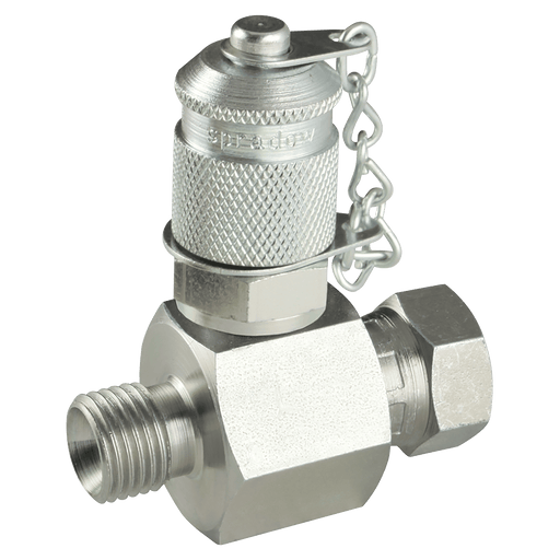 Spradow 3/4" BSP Male In-Line Tee Test Point 1-Z10-72-00-600 - FluidAirFittings